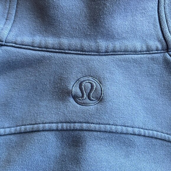 lululemon scuba oversized Funnel-Neck Half Zip blue size M/L - Picture 4 of 4